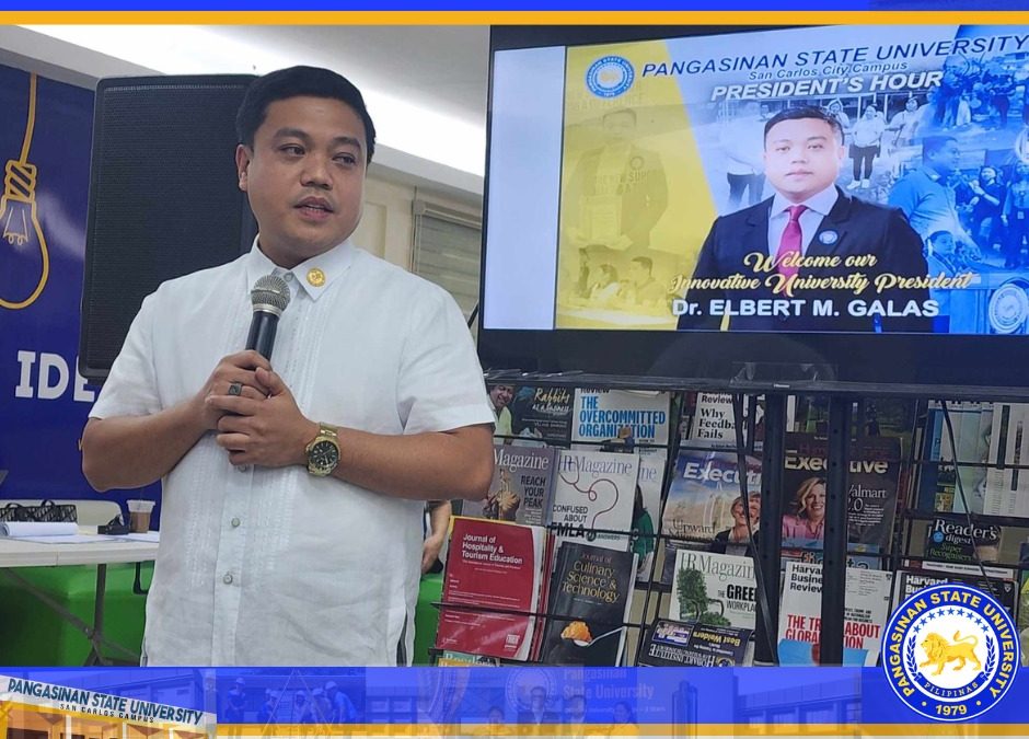 PSU SCC lauds Pres. Galas in President’s Hour